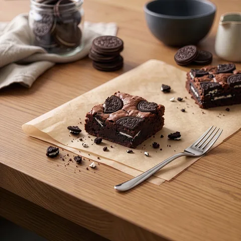 Cookie and Cream Brownie