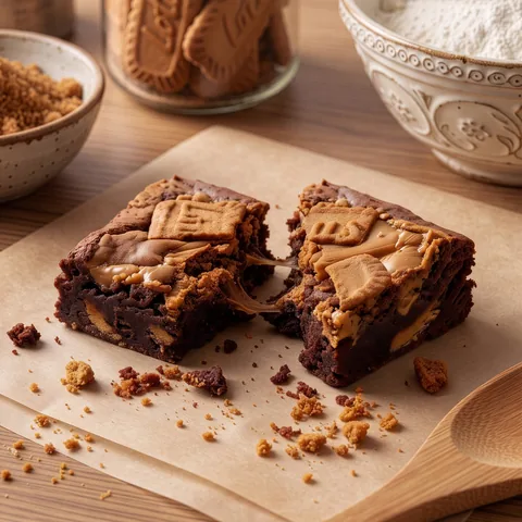 Lotus Biscoff Brownie, photograph 2