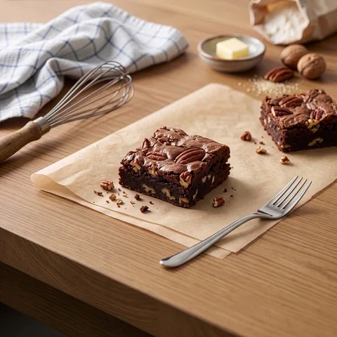 Nutella & Pecan Brownie