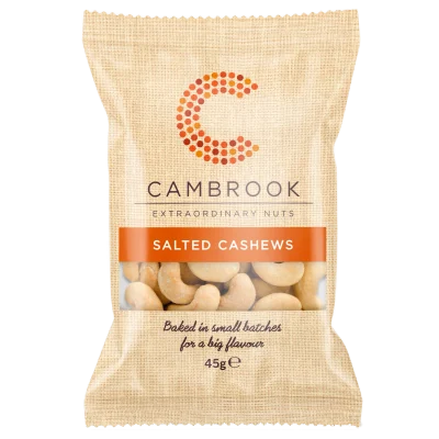 Cambrook Baked & Salted Cashews 45g