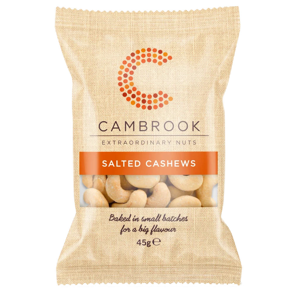 Cambrook Baked & Salted Cashews 45g