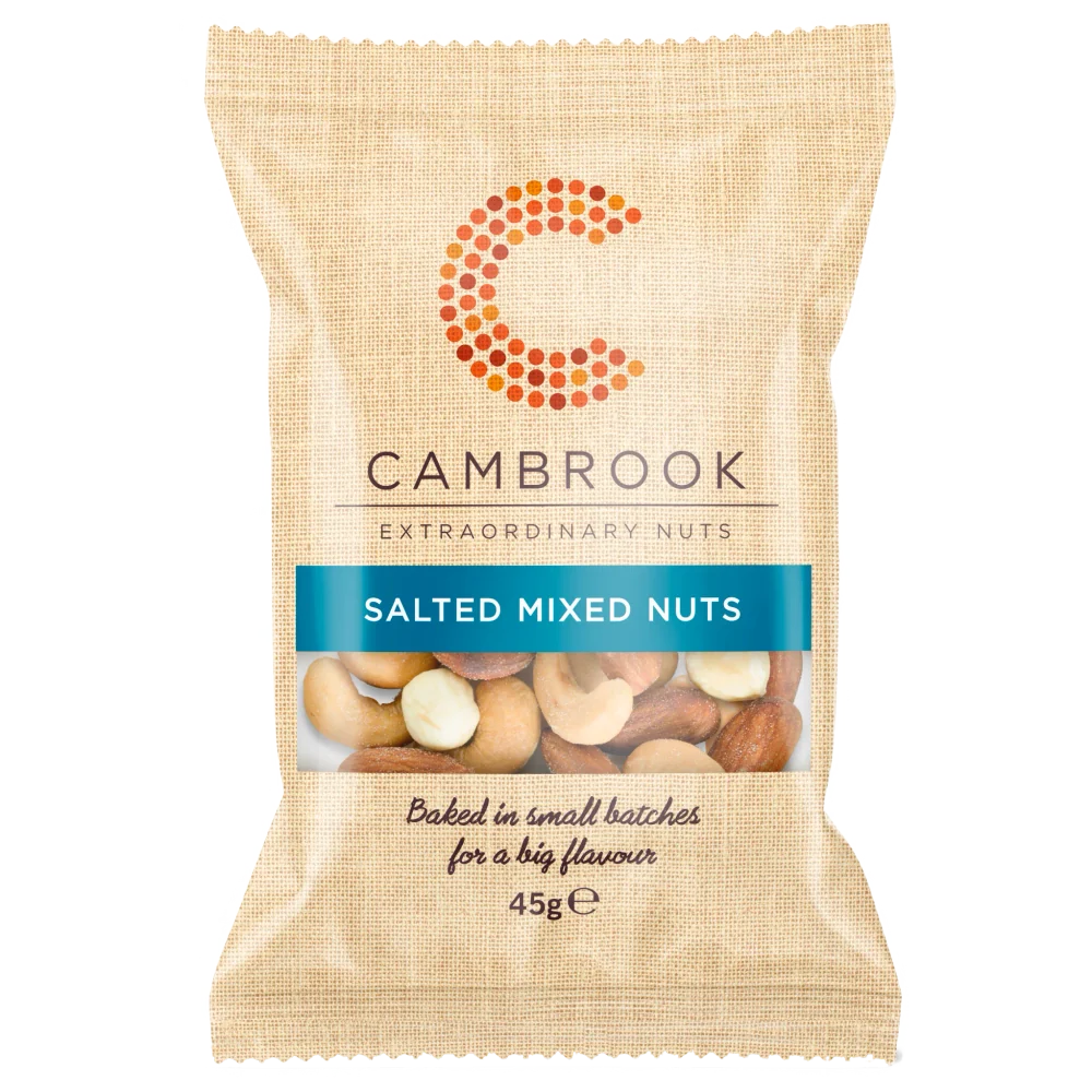Cambrook Baked & Salted Mixed Nuts 45g