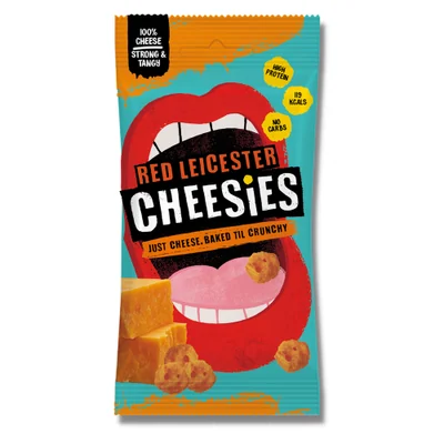 Cheesies Crunchy Popped Cheese Red Leicester 20g