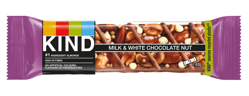 KIND Milk & White Chocolate Nut Bar 40g