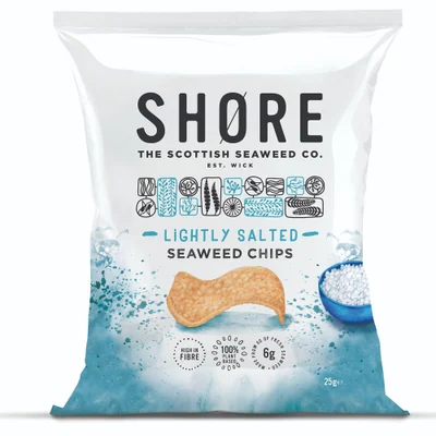 Shore Seaweed Chips Lightly Salted 25g
