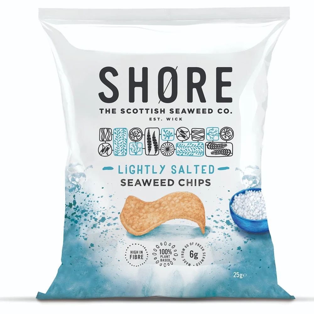 Shore Seaweed Chips Lightly Salted 25g